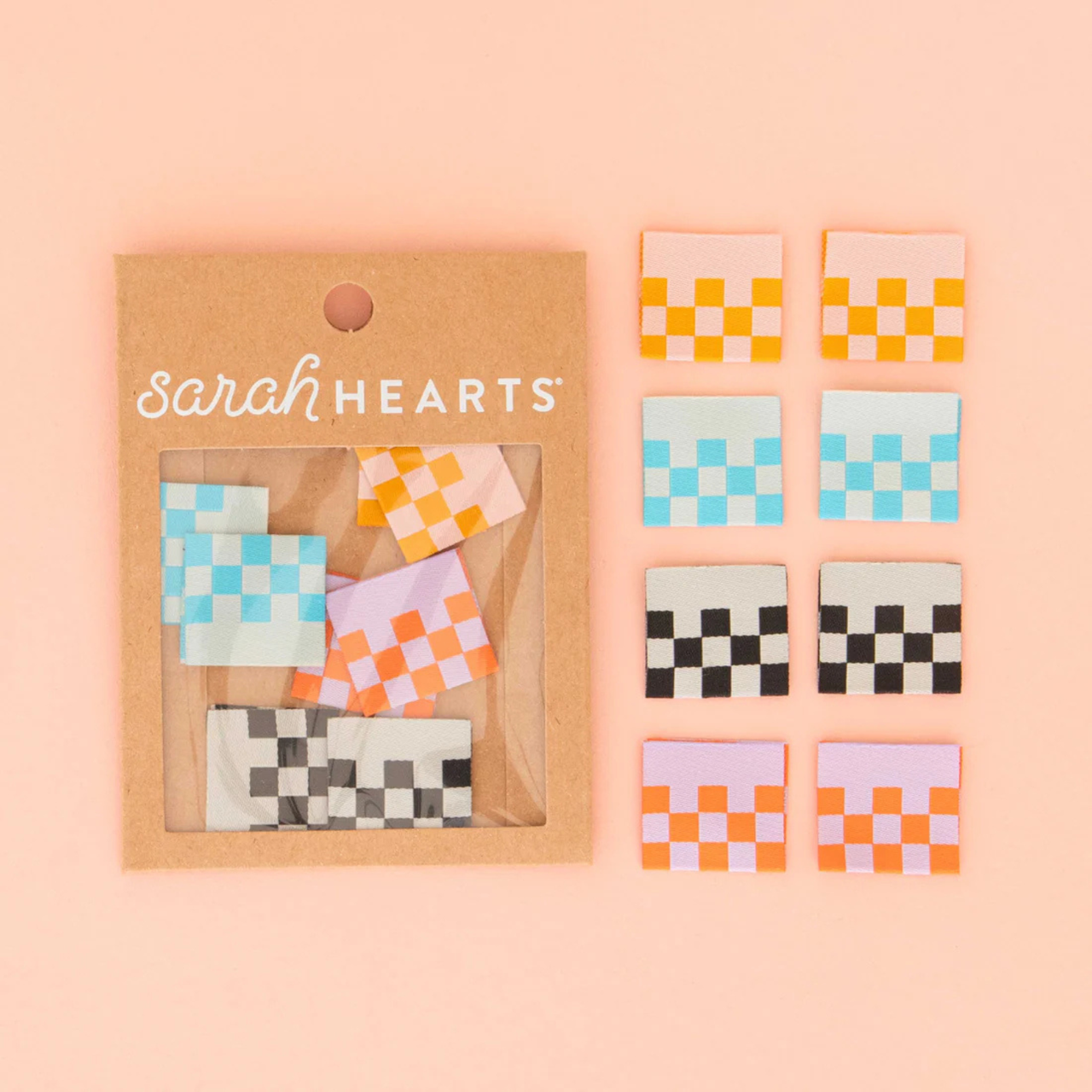 Checkerboard Multipack Woven Labels