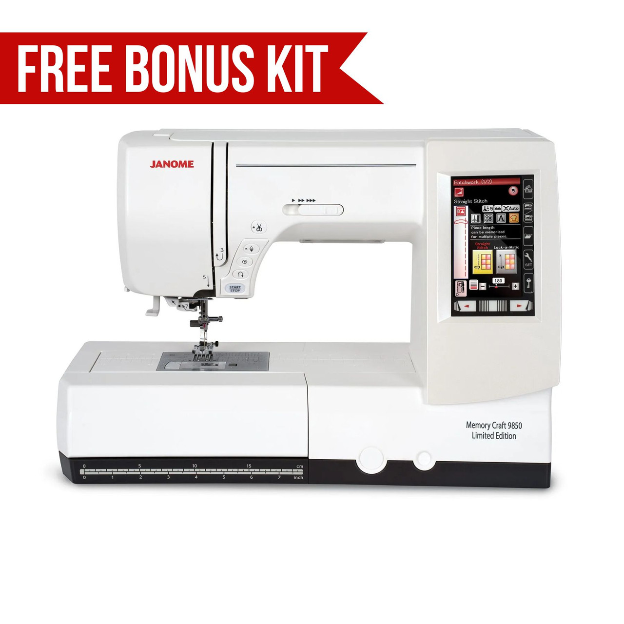 Janome Memory Craft 9850 Limited Edition Sewing and Embroidery Machine