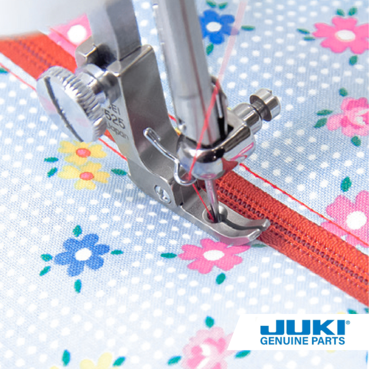 【juki】Heve ツィードジレ Hinged Zipper Foot 2.5mm for Juki TL & High Shank Machines