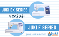 What’s the difference between the Juki F600 and the Juki DX7?