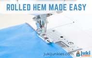 How to Create a Rolled Hem on a Sewing Machine with Ease!