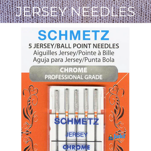 Schmetz Jersey/Ballpoint Chrome Needles 5 Pack