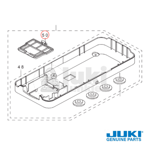 Bottom Cover Lid for Juki TL Machines #A1161090000