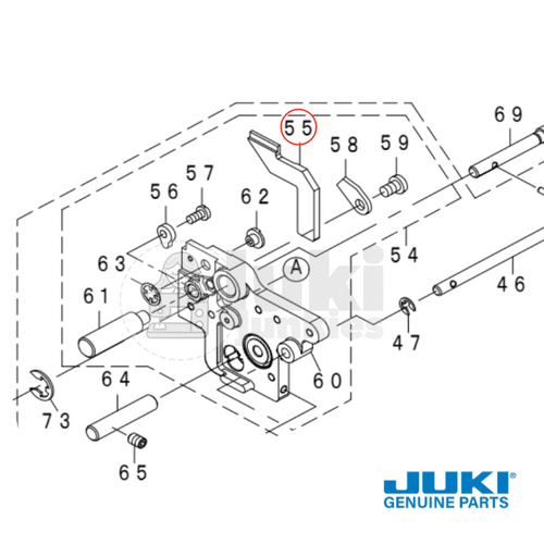 Lower Knife for Juki Sergers #40134471