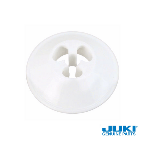 close up of the medium size spool cap for all Juki sewing machines
