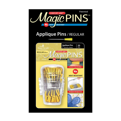 Magic Applique Pins Regular 50pc