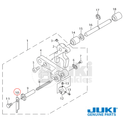 Upper Knife for Juki Sergers  #A4142335000