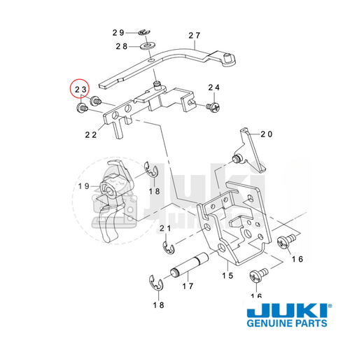 Needle Bar Thread Guide Screw (3/32-56 L=3) for Juki Sergers #SS7060310SP