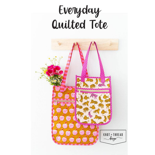 Everyday Quilted Tote by Knot and Thread Design