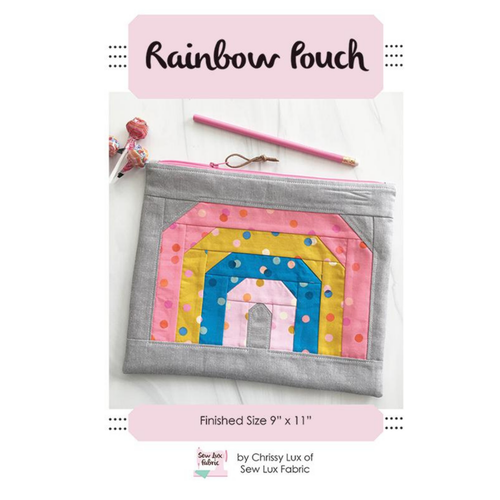 Rainbow Pouch by Sew Lux Fabric