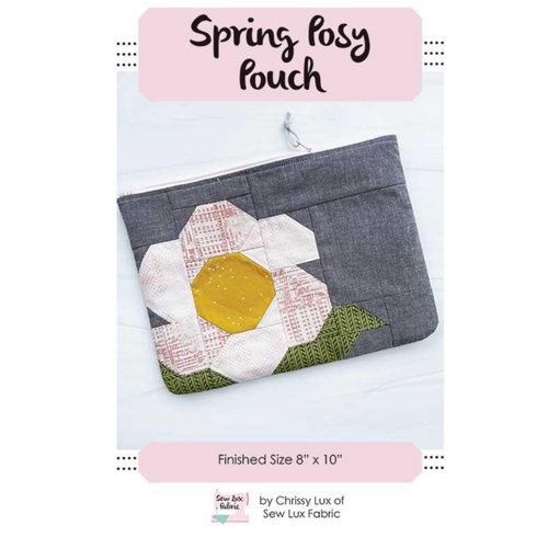 Spring Posy Pouch by Sew Lux Fabric