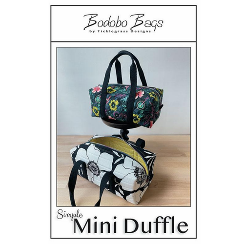 Simple Mini Duffle by Ticklegrass Designs