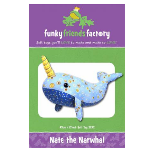 Nate The Narwhal by Funky Friends Factory