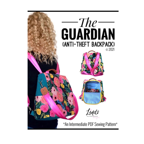 Guardian Anti-theft Backpack by Linds Handmade Designs