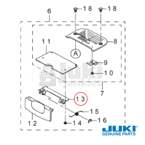 Stopper Plate Assembly #A1113E98ZA0