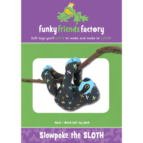 Cover of Slowpoke the Sloth Pattern by Funky Friends Factory