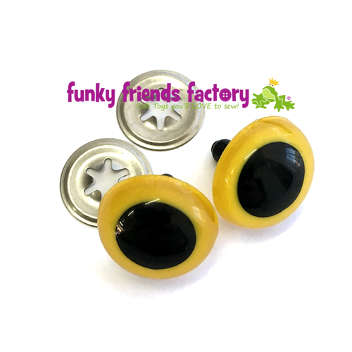 Overview of Toy Eyes Crystal - 21mm Yellow