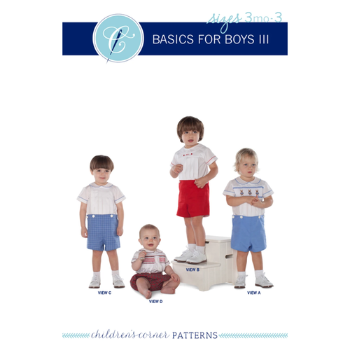 Overview of Basics for Boys III Pattern