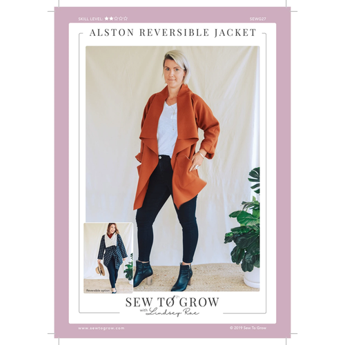 Overview of Alston Reversible Jacket Pattern
