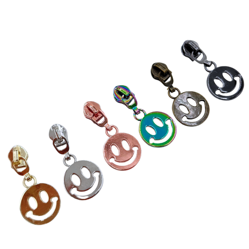 Happy 4pc #5 Zipper Pulls