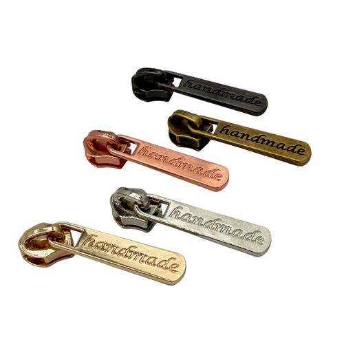 Handmade 4pc #5 Zipper Pulls