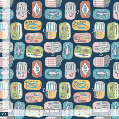 Partners in Brine in Iris  - Wanderlust Yardage