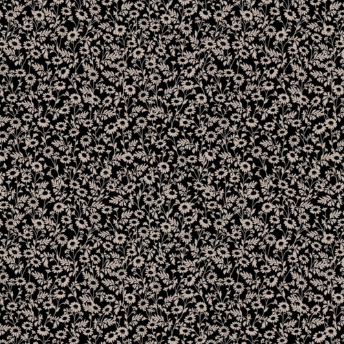 Floral in Charcoal - Humblebee Yardage