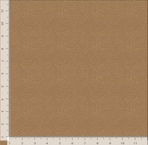 Crimp in Mocha Yardage