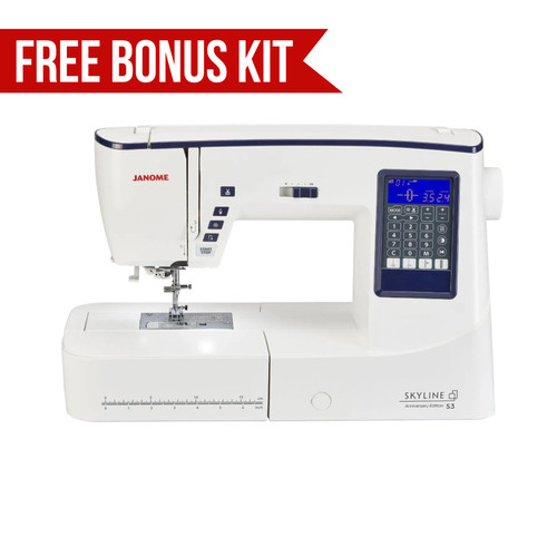 Janome Skyline S3 Anniversary Edition Sewing Machine