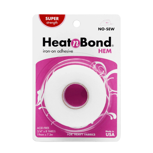 Heat N Bond Hem Tape Heavyweight 3/4in x 8yds in White