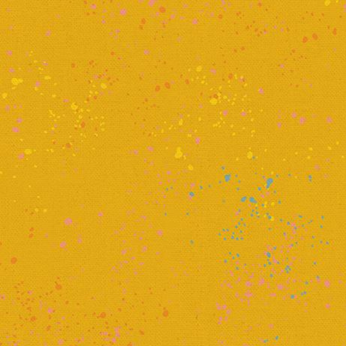 Speckled Canvas  in Goldenrod - Ruby Star Society Yardage