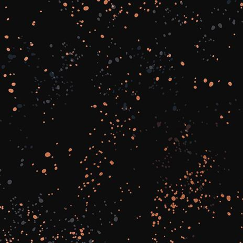 Speckled Canvas Metallic in Black - Ruby Star Society Yardage