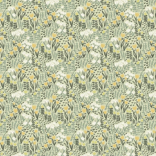 Wildflower in Green - Pioneer Days Yardage