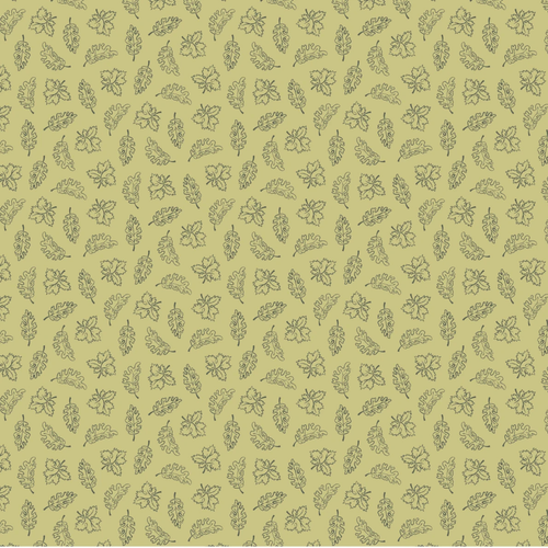 Leafy in Mustard - Pioneer Days Yardage