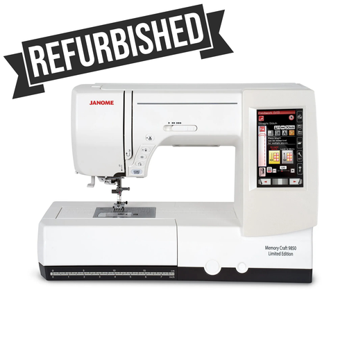 [OPEN BOX] Janome Memory Craft 9850 Limited Edition Sewing and Embroidery Machine
