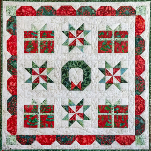 Finished Happy Holidays Quilt Pattern
