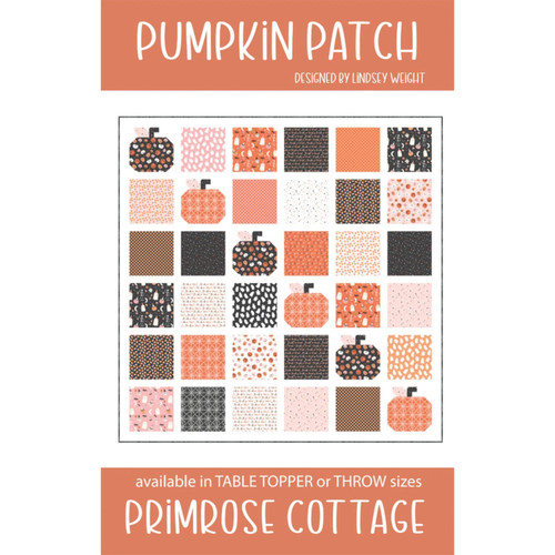 Full Pumpkin Patch Quilt Pattern design by Primrose Cottage