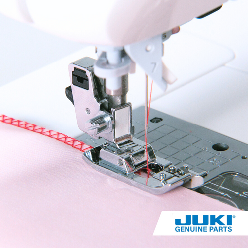 Juki computerized overcasting presser foot for clean fabric edges and preventing fraying on sewing projects