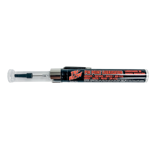 Tri-flow oiling pen .25 ounces, a light viscosity lubricant that penetrates deep into hard-to-reach moving parts for smooth machine performance.