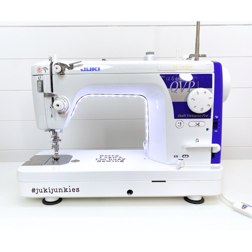 LED adhesive dimmable light strip to attach to any sewing machine throat for added workspace lighting