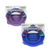 Bobbin Saver showing purple or blue options to contain plastic or metal bobbins for all sewing projects