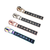 Sparkle #5 Sewcioath zipper pulls laid down, one of each 4 colors available. Nickel,  gold, rose, rainbow