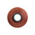 Close-up of a Glide 40 weight polyester thread bobbin in Mahogany, size L, with 72 yards of thread.
