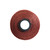 Close-up of a Glide 40 weight polyester thread bobbin in Rust, size L, with 72 yards of thread.