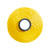 Close-up of a Glide 40 weight polyester thread bobbin in Bright Yellow, size M, with 132 yards of thread.