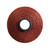 Close-up of a Glide 40 weight polyester thread bobbin in Rust, size M, with 132 yards of thread.
