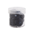 Clear plastic jar containing 10 Glide 40 weight polyester bobbins in Navy, size M, each with 132 yards of thread.