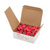 Box of 100 Glide 60 weight polyester bobbins in Candy Apple, size L, each containing 130 yards of thread.