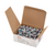 Box of 100 Glide 60 weight polyester bobbins in Light Grey, size L, each containing 130 yards of thread.