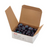 Box of 100 Glide 60 weight polyester bobbins in Navy, size L, each containing 130 yards of thread.